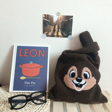 Load image into Gallery viewer, Plush Shoulder Bag Winter Cartoon Handbags Cute Face Embroidery  Hand Bag  Women Solid Color Ladies Bag Tote  28*30cm Small Bag