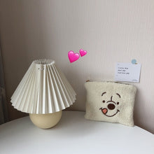Load image into Gallery viewer, Plush Shoulder Bag Winter Cartoon Handbags Cute Face Embroidery  Hand Bag  Women Solid Color Ladies Bag Tote  28*30cm Small Bag