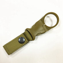 Load image into Gallery viewer, Nylon Molle Webbing Water Bottle Carabiner Belt Backpack Hanger Hook Outdoor Buckle Hook Holder Tool Clip Hunting Accessories