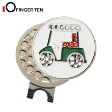 Load image into Gallery viewer, Golf Ball Markers with Magnetic Hat Clip Durable Strong Removable Attaches Easily to Cap Premium Gifts