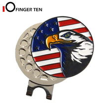 Load image into Gallery viewer, Golf Ball Markers with Magnetic Hat Clip Durable Strong Removable Attaches Easily to Cap Premium Gifts