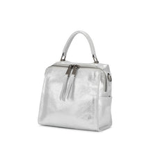 Load image into Gallery viewer, REALER genuine leather handbags women shoulder crossbody bags small totes ladies classic serpentine pattern leather bucket bag