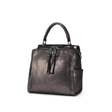 Load image into Gallery viewer, REALER genuine leather handbags women shoulder crossbody bags small totes ladies classic serpentine pattern leather bucket bag