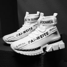 Load image into Gallery viewer, Colorful men's scales tank flying woven men's shoes fashion lightweight breathable outdoor leisure net shoes Zapatos De Hombre