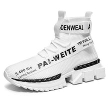 Load image into Gallery viewer, Colorful men's scales tank flying woven men's shoes fashion lightweight breathable outdoor leisure net shoes Zapatos De Hombre