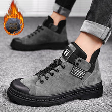 Load image into Gallery viewer, 2020 Fashion Winter Men's Boots PULeather Male Waterproof Shoes Chaussure Mans Casual Shoes For Men Boots Footwear Male Sneakers