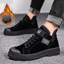 Load image into Gallery viewer, 2020 Fashion Winter Men's Boots PULeather Male Waterproof Shoes Chaussure Mans Casual Shoes For Men Boots Footwear Male Sneakers