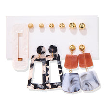 Load image into Gallery viewer, Women's Earrings Set Tassel Pearl Earrings For Women Bohemian Fashion Jewelry 2020 Geometric kolczyki Hoop Earings