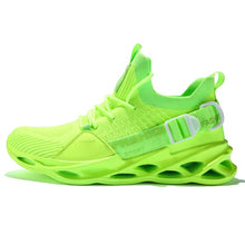 Load image into Gallery viewer, Personal lightweight knife-edge flying weaving running shoes shockproof breathable men's sports shoes walking fitness shoes