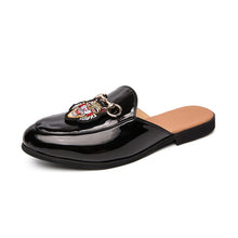Load image into Gallery viewer, Heel-less men's shoes, baotou slippers, fashion shoes, embroidered men's shoes, winter shoes, warm men's shoes, novelty shoes, s