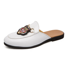 Load image into Gallery viewer, Heel-less men's shoes, baotou slippers, fashion shoes, embroidered men's shoes, winter shoes, warm men's shoes, novelty shoes, s