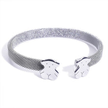 Load image into Gallery viewer, NEW TOUSES bear Jewelry Fashion Hot pendientes Alloy Letter Bracelet Chain Charm Bracelet Female Personality joyas anillo
