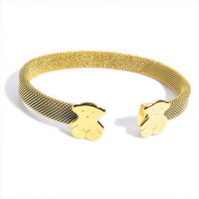 Load image into Gallery viewer, NEW TOUSES bear Jewelry Fashion Hot pendientes Alloy Letter Bracelet Chain Charm Bracelet Female Personality joyas anillo