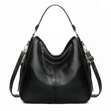 Load image into Gallery viewer, Bag women genuine leather big 2020 new brand black handbags women pommax bag female leather crossbody