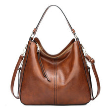 Load image into Gallery viewer, Bag women genuine leather big 2020 new brand black handbags women pommax bag female leather crossbody