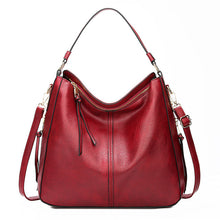 Load image into Gallery viewer, Bag women genuine leather big 2020 new brand black handbags women pommax bag female leather crossbody