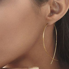 Load image into Gallery viewer, 2020 New Fashion Round Dangle Drop Korean Earrings For Women Geometric Round Heart Gold Earring Wedding Jewelry 8g