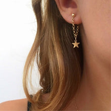 Load image into Gallery viewer, 2020 New Fashion Round Dangle Drop Korean Earrings For Women Geometric Round Heart Gold Earring Wedding Jewelry 8g