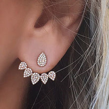 Load image into Gallery viewer, 2020 New Fashion Round Dangle Drop Korean Earrings For Women Geometric Round Heart Gold Earring Wedding Jewelry 8g