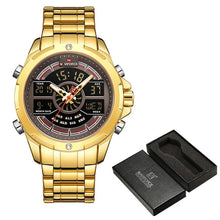 Load image into Gallery viewer, NAVIFORCE Watches For Men Top Luxury Brand Business Quartz Men’s Watch Stainless Steel Waterproof Wristwatch Relogio Masculino