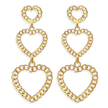Load image into Gallery viewer, 17KM Statement Big Oversize Stud Earrings For Women Brincos Gold Female Earring 2020 Korean Fashion Wedding Jewelry Gift