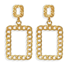 Load image into Gallery viewer, 17KM Statement Big Oversize Stud Earrings For Women Brincos Gold Female Earring 2020 Korean Fashion Wedding Jewelry Gift