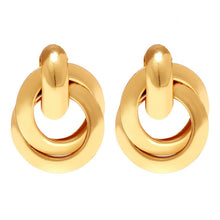 Load image into Gallery viewer, 17KM Statement Big Oversize Stud Earrings For Women Brincos Gold Female Earring 2020 Korean Fashion Wedding Jewelry Gift