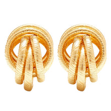 Load image into Gallery viewer, 17KM Statement Big Oversize Stud Earrings For Women Brincos Gold Female Earring 2020 Korean Fashion Wedding Jewelry Gift