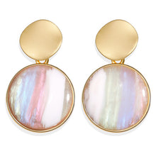 Load image into Gallery viewer, 17KM Statement Big Oversize Stud Earrings For Women Brincos Gold Female Earring 2020 Korean Fashion Wedding Jewelry Gift