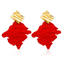 Load image into Gallery viewer, 17KM Statement Big Oversize Stud Earrings For Women Brincos Gold Female Earring 2020 Korean Fashion Wedding Jewelry Gift