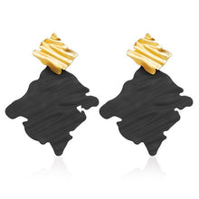 Load image into Gallery viewer, 17KM Statement Big Oversize Stud Earrings For Women Brincos Gold Female Earring 2020 Korean Fashion Wedding Jewelry Gift