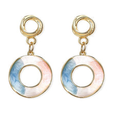 Load image into Gallery viewer, 17KM Statement Big Oversize Stud Earrings For Women Brincos Gold Female Earring 2020 Korean Fashion Wedding Jewelry Gift