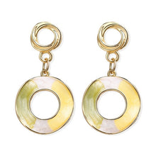 Load image into Gallery viewer, 17KM Statement Big Oversize Stud Earrings For Women Brincos Gold Female Earring 2020 Korean Fashion Wedding Jewelry Gift