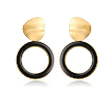 Load image into Gallery viewer, 17KM Statement Big Oversize Stud Earrings For Women Brincos Gold Female Earring 2020 Korean Fashion Wedding Jewelry Gift