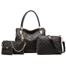 Load image into Gallery viewer, Ceossman 4pcs Women Bag Set Top-Handle Big Capacity Female Handbag Fashion Shoulder Bag Purse Ladies PU Leather Crossbody Bag