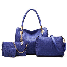 Load image into Gallery viewer, Ceossman 4pcs Women Bag Set Top-Handle Big Capacity Female Handbag Fashion Shoulder Bag Purse Ladies PU Leather Crossbody Bag