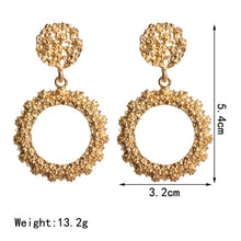 Load image into Gallery viewer, Women Earrings Girls Exaggerated Modern Fashion Drop Hanging Dangle Earring Jewelry Vintage Trend Pendant Geometric