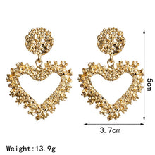 Load image into Gallery viewer, Women Earrings Girls Exaggerated Modern Fashion Drop Hanging Dangle Earring Jewelry Vintage Trend Pendant Geometric