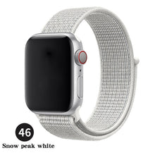 Load image into Gallery viewer, Band For Apple Watch Series 5 4 3 2 1 38MM 42MM watchband Breathable Nylon Strap Sport Loop for iwatch Bracelet 40MM 44MM
