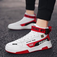 Load image into Gallery viewer, men's shoes Autumn and winter men's casual shoes  Messi high-top shoes Outdoor flat-slip anti-cold wear-resistant fashion