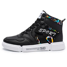 Load image into Gallery viewer, men's shoes Autumn and winter men's casual shoes  Messi high-top shoes Outdoor flat-slip anti-cold wear-resistant fashion