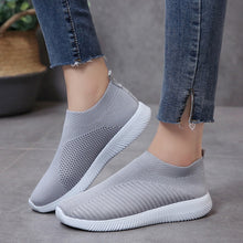 Load image into Gallery viewer, Rimocy Plus Size 43 Breathable Mesh Platform Sneakers Women Slip on Soft Ladies Casual Running Shoes Woman Knit Sock Shoes Flats