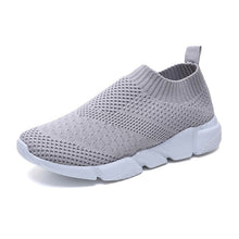 Load image into Gallery viewer, Rimocy Plus Size 43 Breathable Mesh Platform Sneakers Women Slip on Soft Ladies Casual Running Shoes Woman Knit Sock Shoes Flats