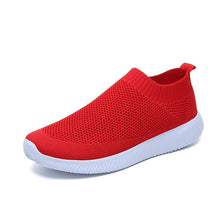 Load image into Gallery viewer, Rimocy Plus Size 43 Breathable Mesh Platform Sneakers Women Slip on Soft Ladies Casual Running Shoes Woman Knit Sock Shoes Flats