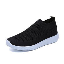 Load image into Gallery viewer, Rimocy Plus Size 43 Breathable Mesh Platform Sneakers Women Slip on Soft Ladies Casual Running Shoes Woman Knit Sock Shoes Flats
