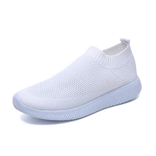 Load image into Gallery viewer, Rimocy Plus Size 43 Breathable Mesh Platform Sneakers Women Slip on Soft Ladies Casual Running Shoes Woman Knit Sock Shoes Flats