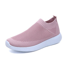 Load image into Gallery viewer, Rimocy Plus Size 43 Breathable Mesh Platform Sneakers Women Slip on Soft Ladies Casual Running Shoes Woman Knit Sock Shoes Flats