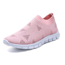 Load image into Gallery viewer, Rimocy Plus Size 43 Breathable Mesh Platform Sneakers Women Slip on Soft Ladies Casual Running Shoes Woman Knit Sock Shoes Flats