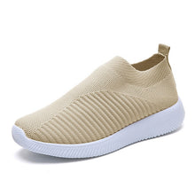 Load image into Gallery viewer, Rimocy Plus Size 43 Breathable Mesh Platform Sneakers Women Slip on Soft Ladies Casual Running Shoes Woman Knit Sock Shoes Flats