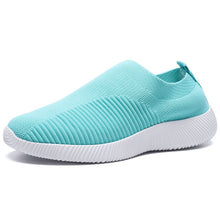 Load image into Gallery viewer, Rimocy Plus Size 43 Breathable Mesh Platform Sneakers Women Slip on Soft Ladies Casual Running Shoes Woman Knit Sock Shoes Flats